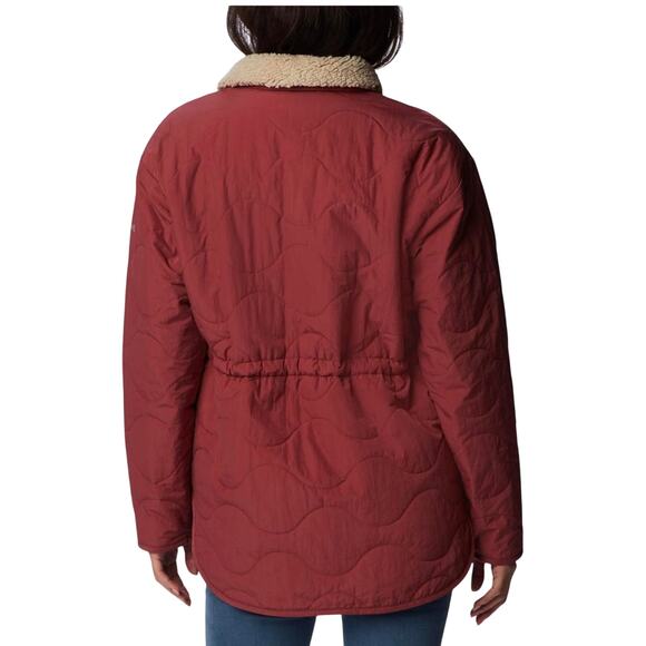 Columbia Women's Birchwood Quilted Jacket NWT BEETROOT SIZE XXL - Picture 2 of 10